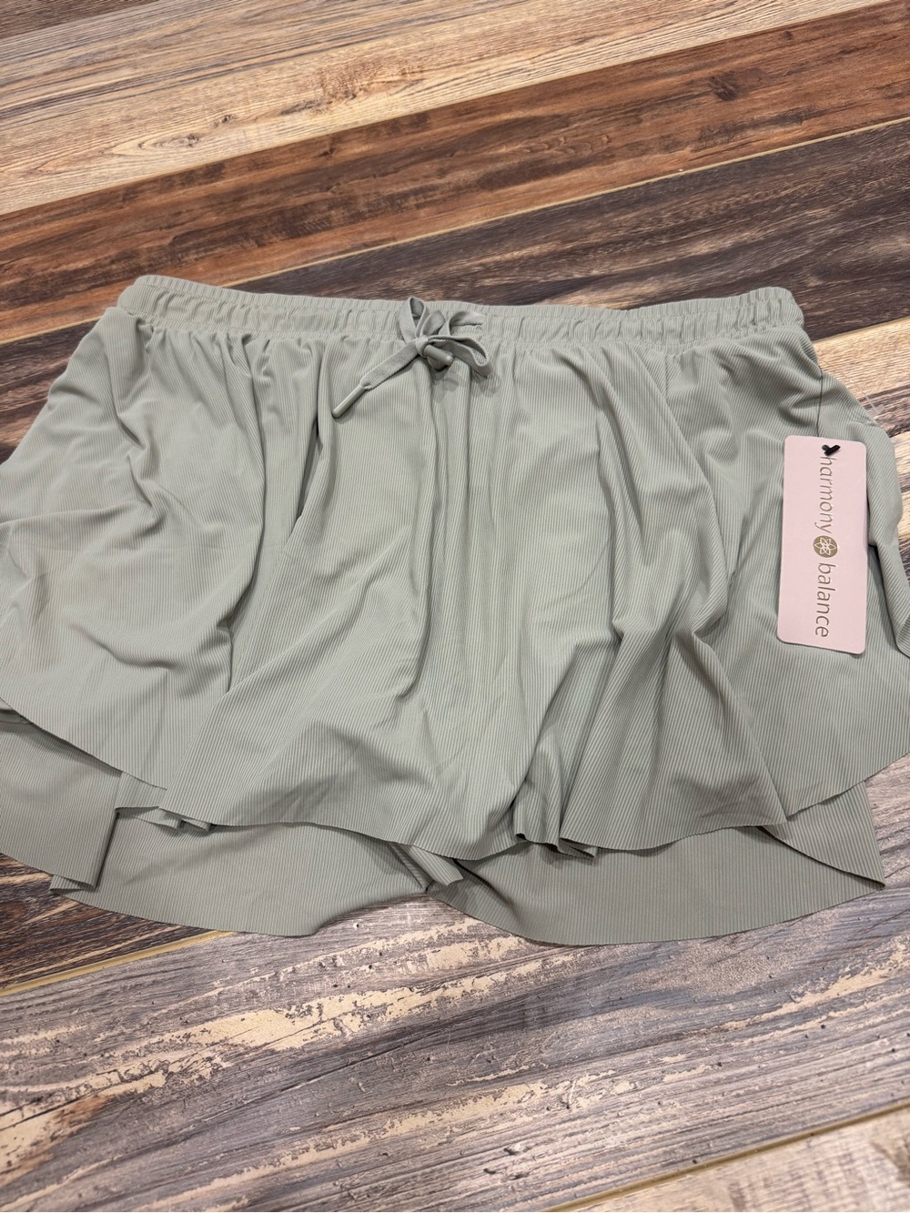 Harmony Balance Sage Green Women’s Pull‑On Skort